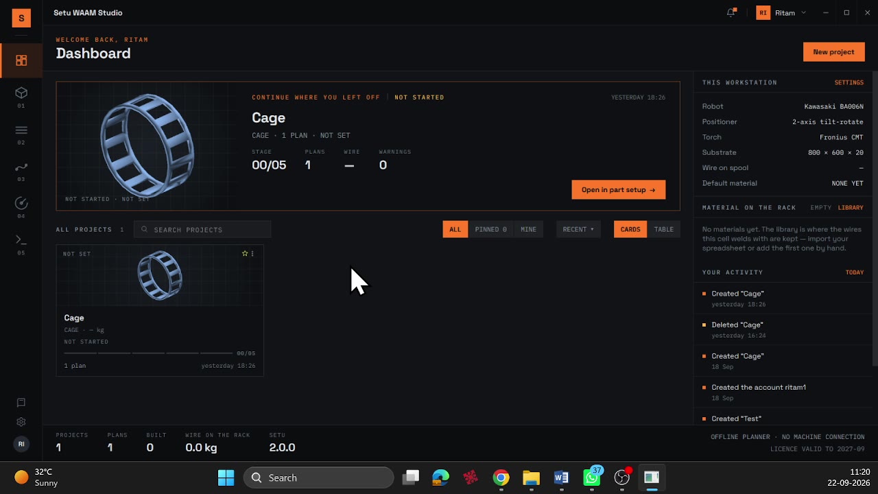 SETU deposition strategy interface